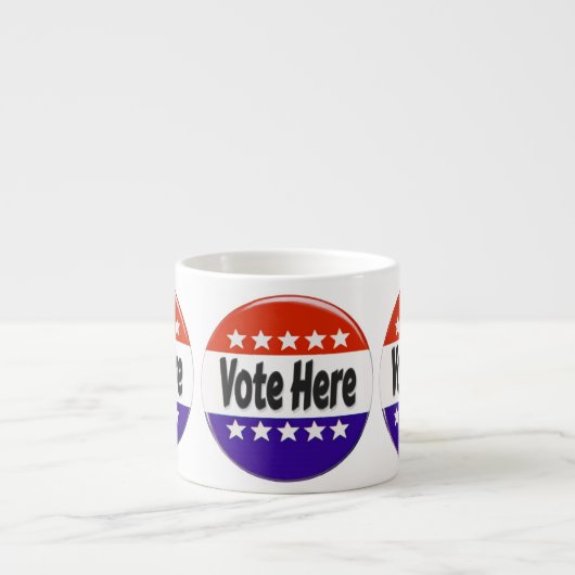Tasse Expresso Votez ici (Devant)