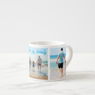 Tasse Expresso Votre collection de photos de famille Espresso Cup
