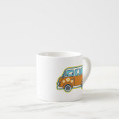 Tasse Expresso Voyage sur route | Peanuts Road Trip Van (Devant droit)