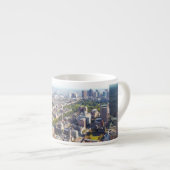 Tasse Expresso Vue aérienne de Boston (Devant droit)