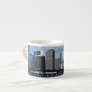 Tasse Expresso Vue de bord de mer de Miami
