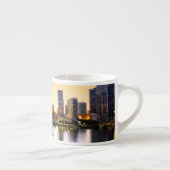 Tasse Expresso Vue de la mandarine Miami oriental avec la (Droite)