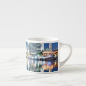 Tasse Expresso Vue d'horizon avec la réflexion dans l'eau, Miami (Droite)