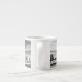 Tasse Expresso Vue panoramique d'horizon de Chicago en hiver (Dos)