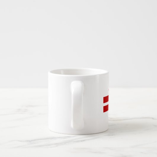 Tasse Expresso Washington, drapeau de C.C (Dos)