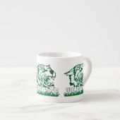 Tasse Expresso Wayland Union Wildcats #4 (Devant droit)