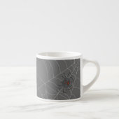 Tasse Expresso Web et citrouilles d'araignées d'Halloween (Droite)