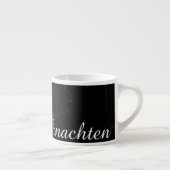 Tasse Expresso Weihnachtsgrüße mit Hexenhaus (Droite)
