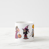 Tasse Expresso Whimsical Halloween Art par Molly Harrison (Devant)