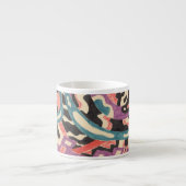 Tasse Expresso "Wild" Original Abstrait (Devant)
