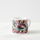 Tasse Expresso "Wild" Original Abstrait (Devant droit)