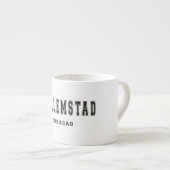 Tasse Expresso Willemstad Curaçao (Devant droit)