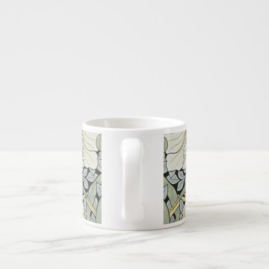 Tasse Expresso William Morris - conception de papier peint de (Dos)