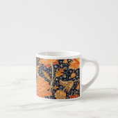 Tasse Expresso William Morris Cray Floral Art nouveau Motif (Droite)