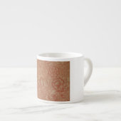Tasse Expresso William Morris Fleur de pavot rose Floral (Devant droit)