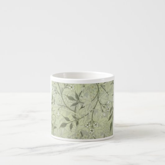 Tasse Expresso William Morris Jasmine Botanique (Devant)