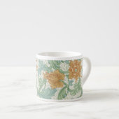 Tasse Expresso William Morris modèle floral à tige unique (Devant droit)
