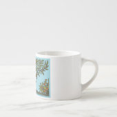 Tasse Expresso William Morris Tree Frieze Fond d'écran floral (Droite)
