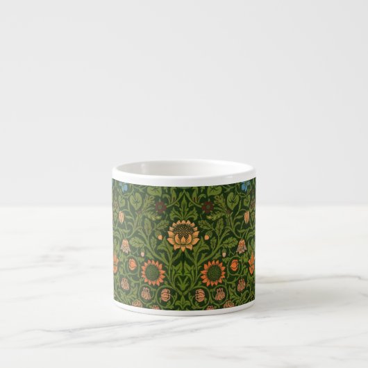 Tasse Expresso William Morris Violet et Columbine Art Rug (Devant)