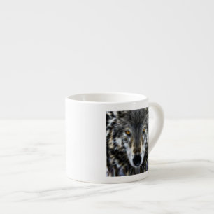 Tasse Expresso Wolf Inspirational graphic Portrait