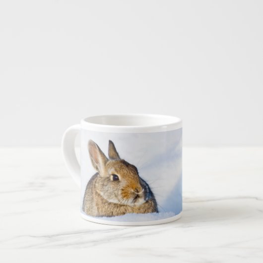 Tasse Expresso Wyoming, comté de Sublette, lapin de Nuttall (Devant gauche)