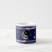 Tasse Expresso Yin Yang Cosmique (Devant)