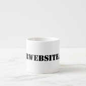 Tasse Expresso YourWebSite.com (Devant)