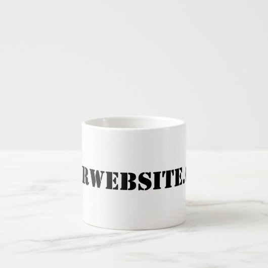 Tasse Expresso YourWebSite.com (Devant)