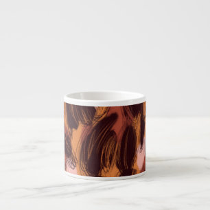 Tasse Expresso Zones léopard Motif animal africain
