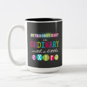 Tasse extraordinaire de tableau de citation de (Gauche)