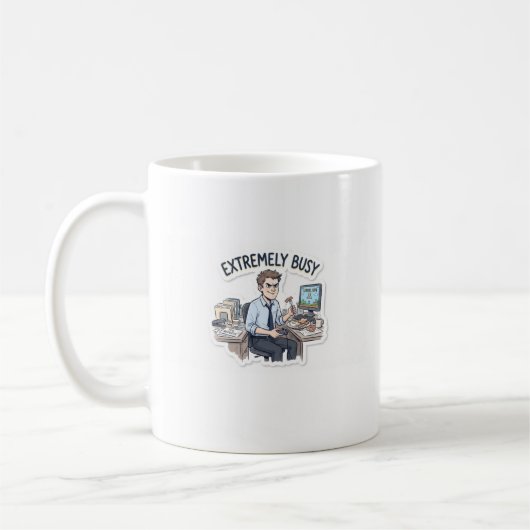 Tasse extrêmement occupée (Gauche)