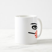 Tasse Eye Candy drôle pour hommes (Devant droit)