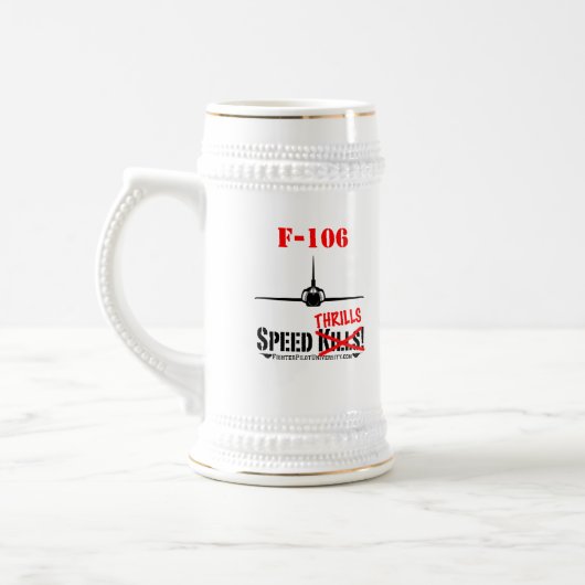 Tasse F-106 avec l'indicatif d'appel (Gauche)