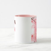 Tasse F initiale florale | Nom et traits personnal (Centre)