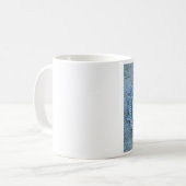 tasse face soleil miroir bleu (Devant gauche)