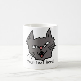 Tasse fâchée de chat
