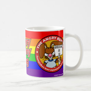 Tasse fâchée de lapin