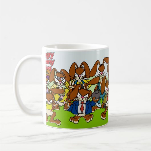 Tasse fâchée de lapin - fonte 2007 (Gauche)