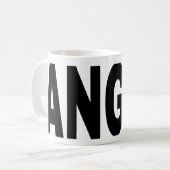 Tasse FÂCHÉE de mot (Devant gauche)