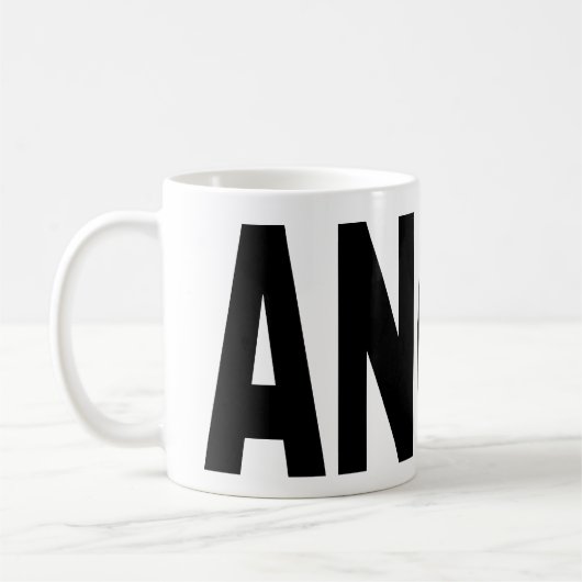 Tasse FÂCHÉE de mot (Gauche)