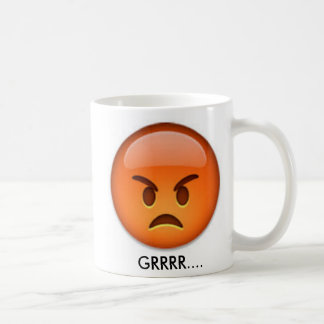 Tasse fâchée et heureuse d'Emoji !