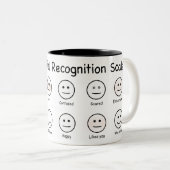 Tasse faciale suédoise d'échelle de reconnaissance (Devant droit)
