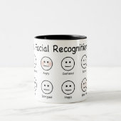 Tasse faciale suédoise d'échelle de reconnaissance (Centre)