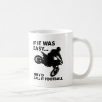 Tasse Facile est Football Drôle