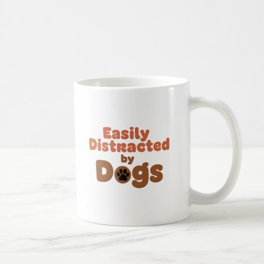 Tasse facilement distrait par les chiens (Droite)