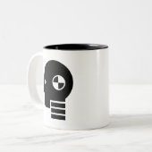 Tasse factice de pictogramme d'essai d'accident (Devant gauche)