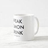 Tasse faible de citron de Tachyon TV (Devant droit)