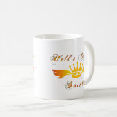 Tasse faisante le coin des anges de l'enfer (Devant droit)