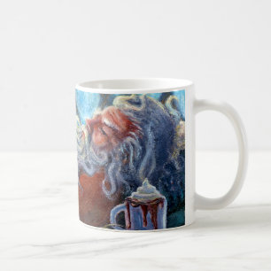 Tasse faisante une sieste de "Père Noël"