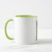 Tasse faite maison d'art de mot (Gauche)